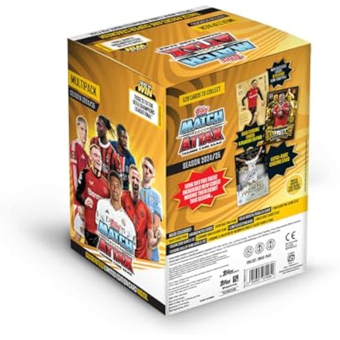 rayihni UEFA CHAMPIONS LEAGUE MATCH ATTAX 24/25 TRADING AND COLLECTIBLE CARD GAME (MULTIPACK OF 12) - Image 3